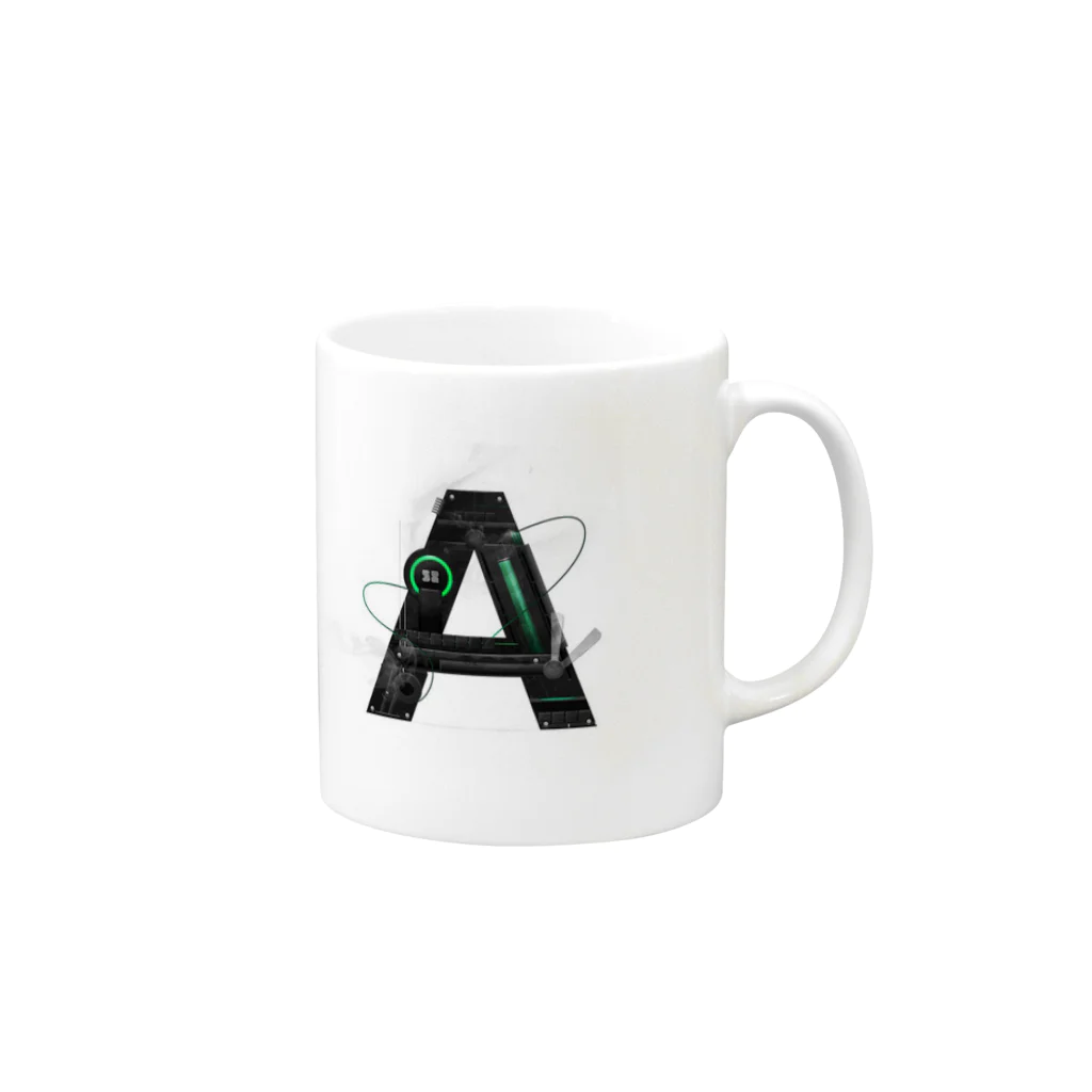 junのA Mug :right side of the handle