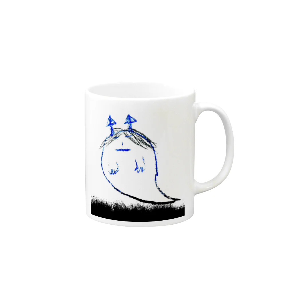 Aquilaの出てくるよ Mug :right side of the handle