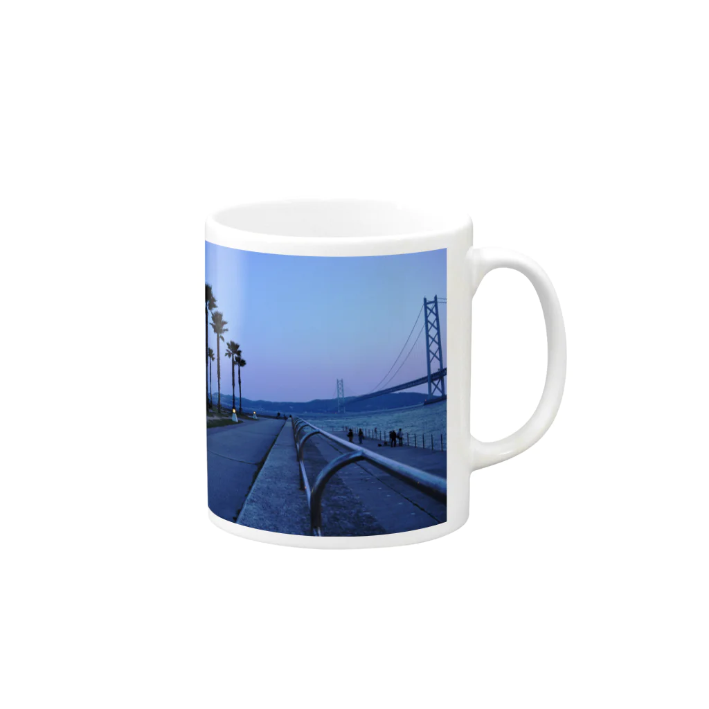 さいぞーのPEARLBRIDGE Mug :right side of the handle