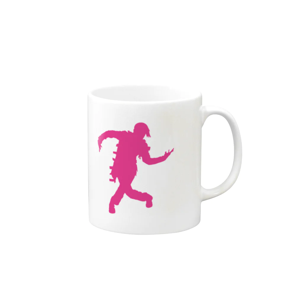 KAZUHIRO HAKATAのPASSIONABLE POSE Mug :right side of the handle