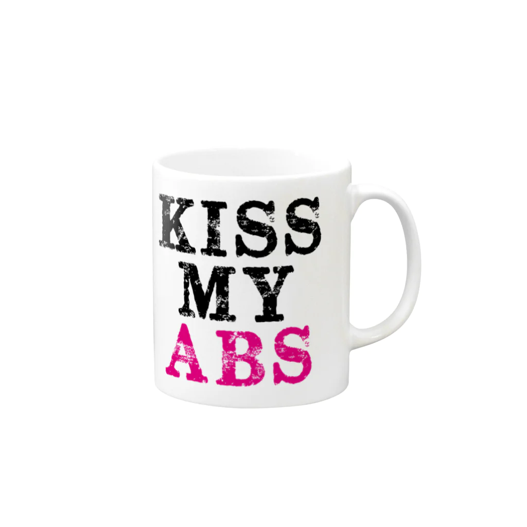 Beauty ProjectのKiss My Abs マグカップの取っ手の右面