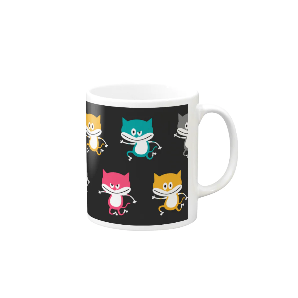 tomotincoのmechazers★mug マグカップの取っ手の右面