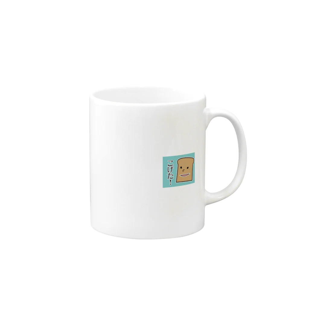 asmyのこげた Mug :right side of the handle