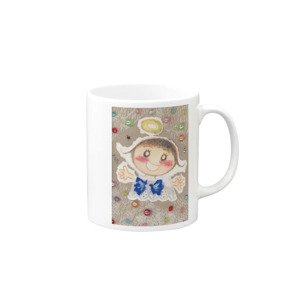 YONEの天使 Mug :right side of the handle