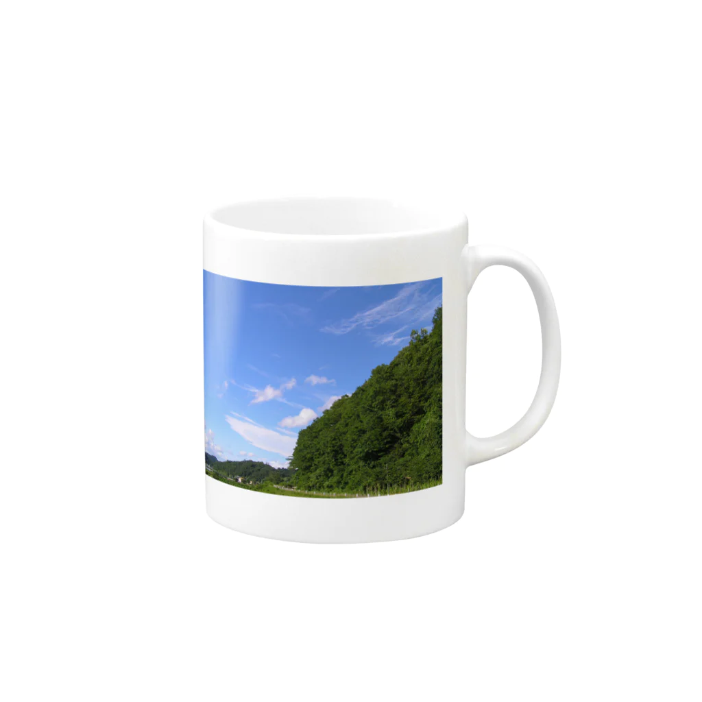 Selectの緑前 Mug :right side of the handle