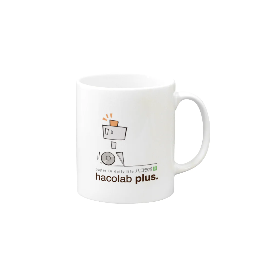 hacolab plus.のhacolab plus イチゴウくん Mug :right side of the handle