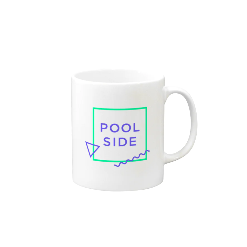 テストアカウントのPOOLSIDE Mug :right side of the handle