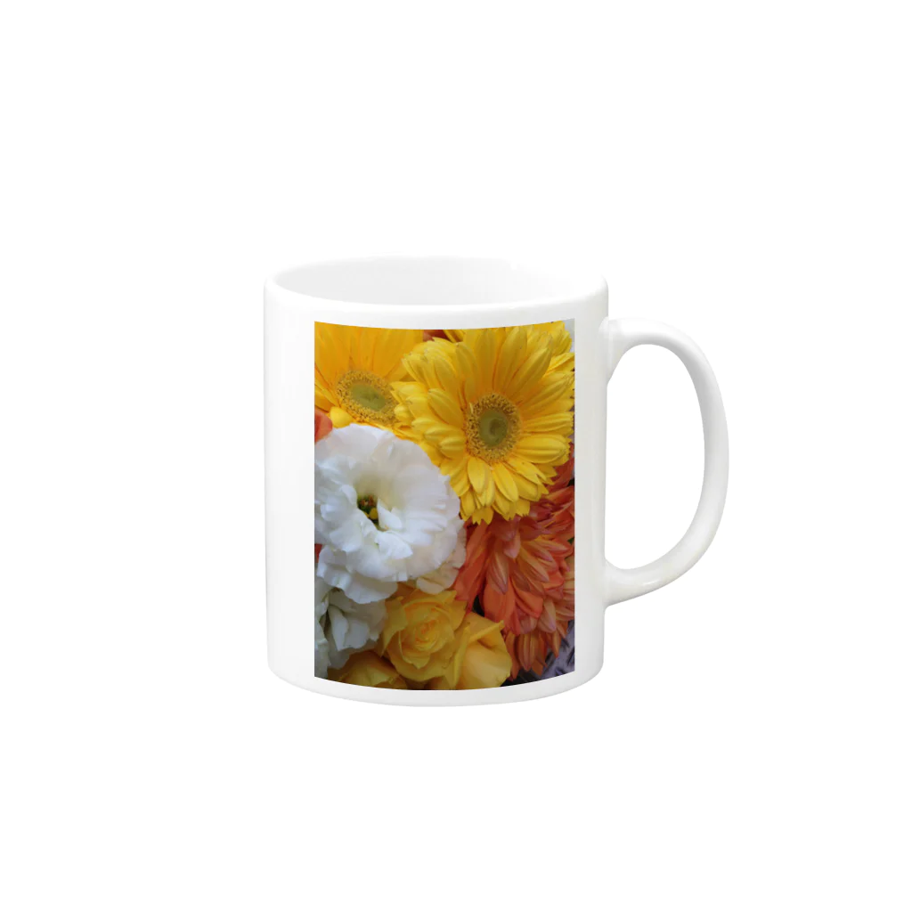 占いと花と心理学のお店の大人花３ Mug :right side of the handle