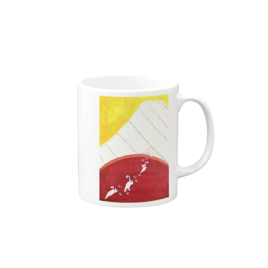 Aoiの山登り Mug :right side of the handle