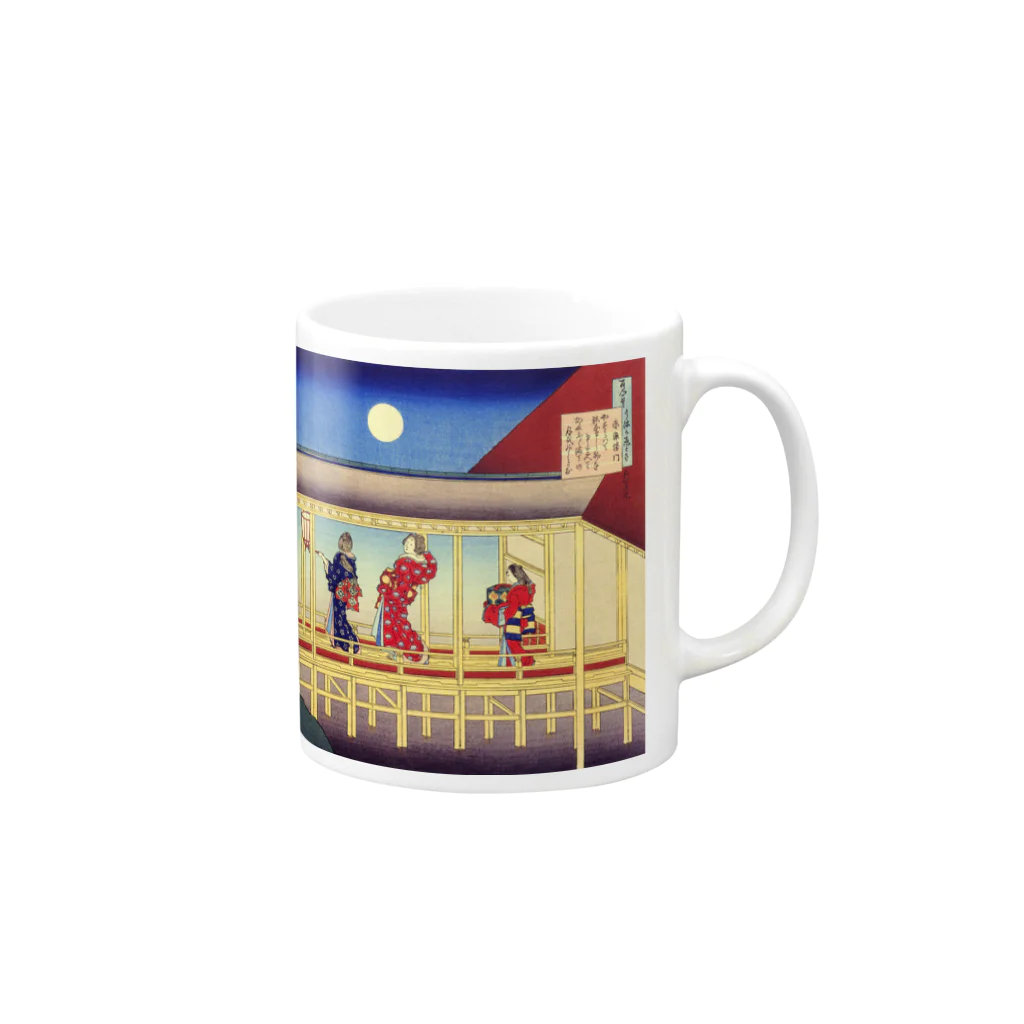 浮世絵 ｜ うきよえ屋の赤染衛門 Mug :right side of the handle