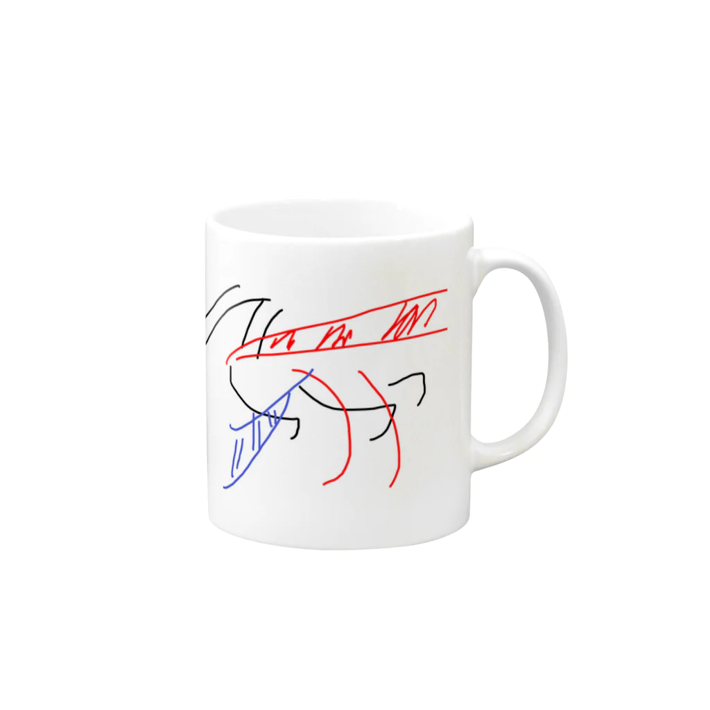 eisu88のLine Art Mug :right side of the handle