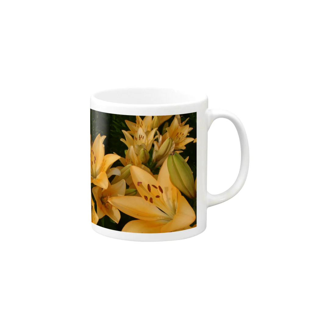 cocheのlily Mug :right side of the handle