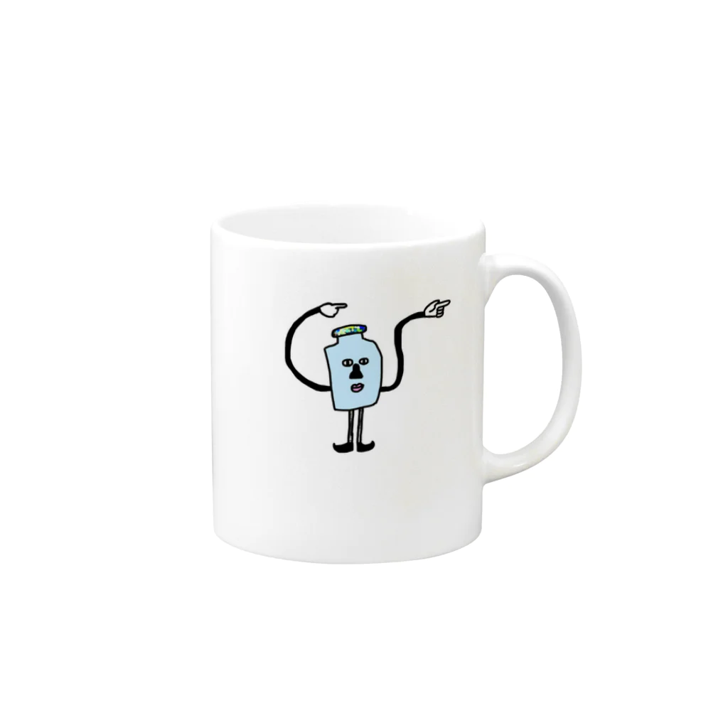 ディズニーのビンくん Mug :right side of the handle