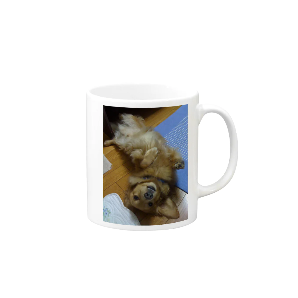 雪スナフのMy Dog Mug :right side of the handle