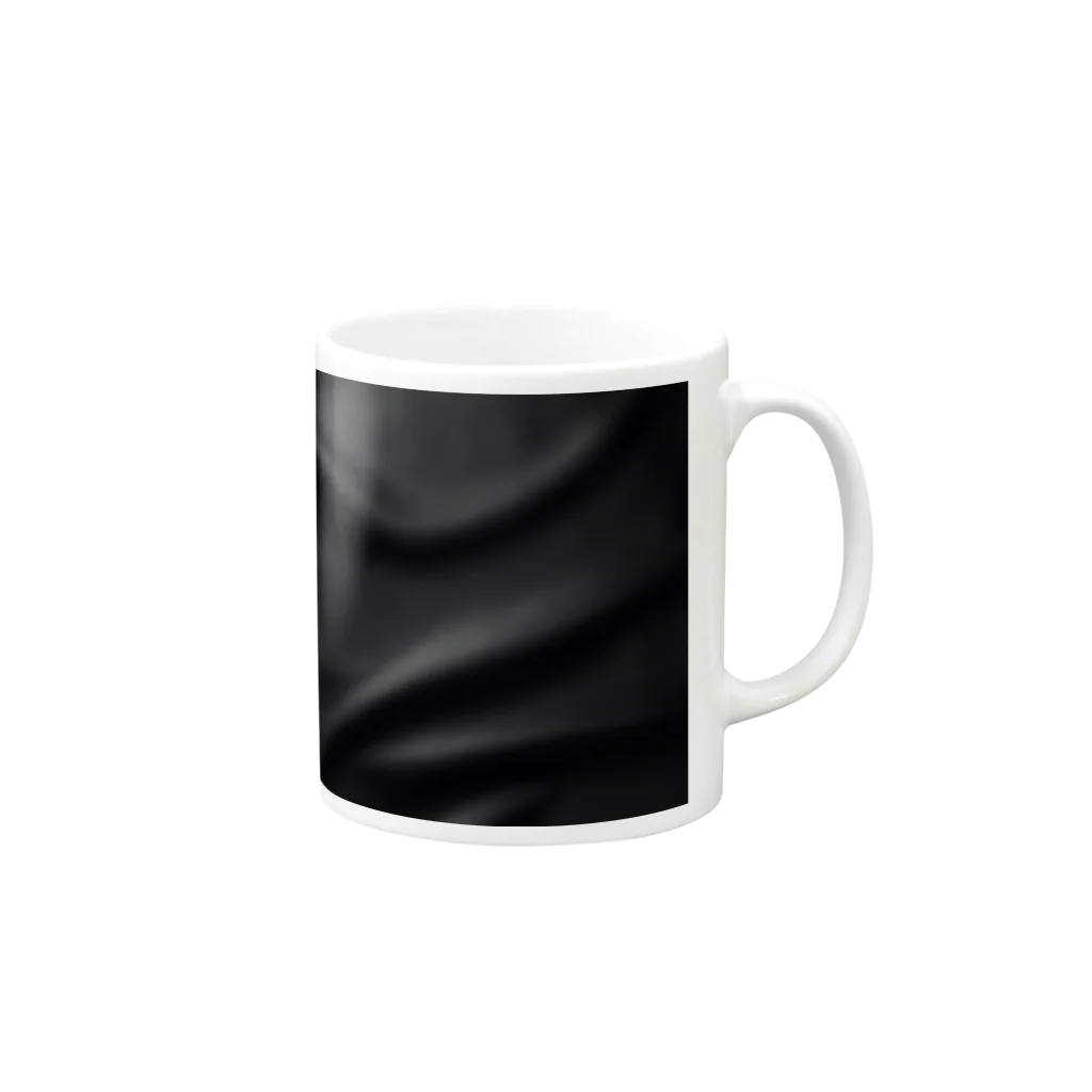 ひろの黒 Mug :right side of the handle