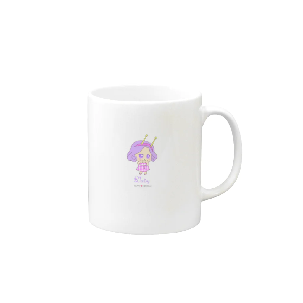 Happyミシェルのデイジーちゃん Mug :right side of the handle