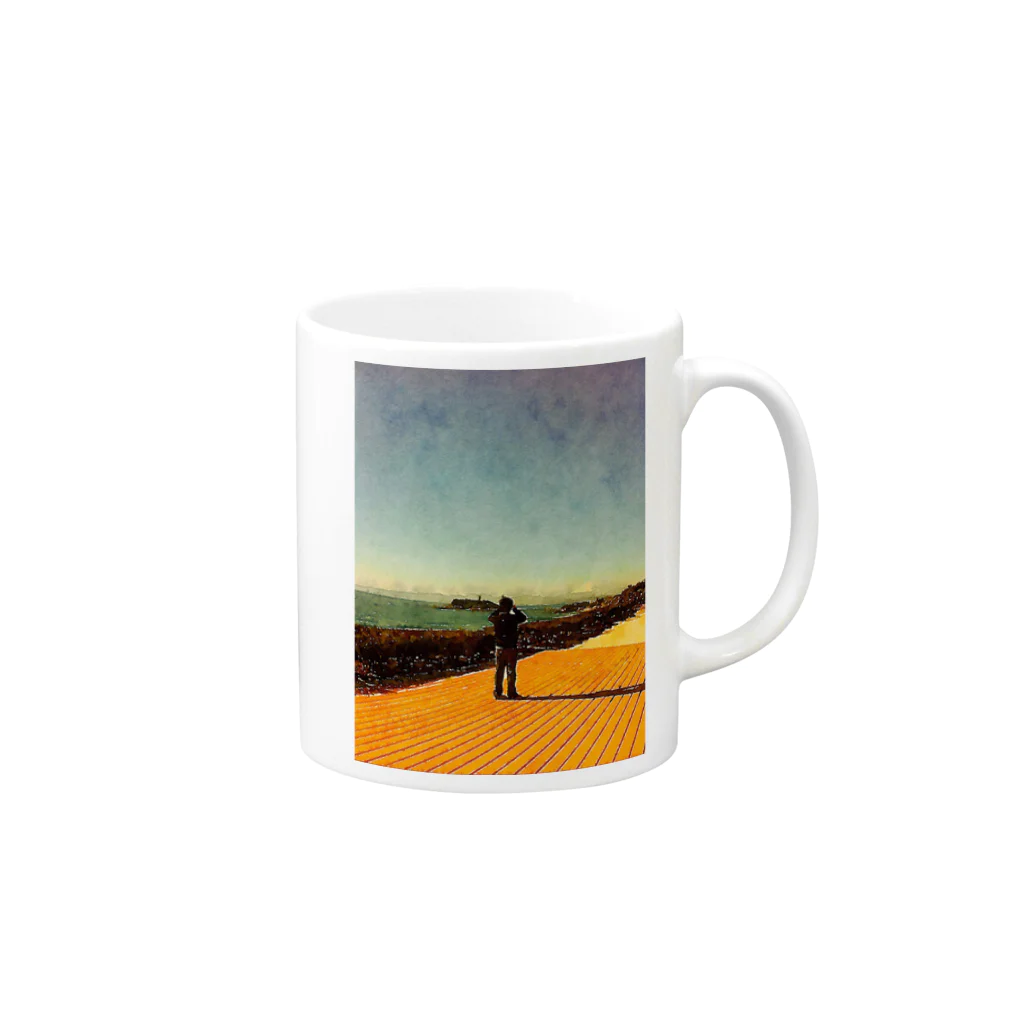 artkreのはれのひ Mug :right side of the handle