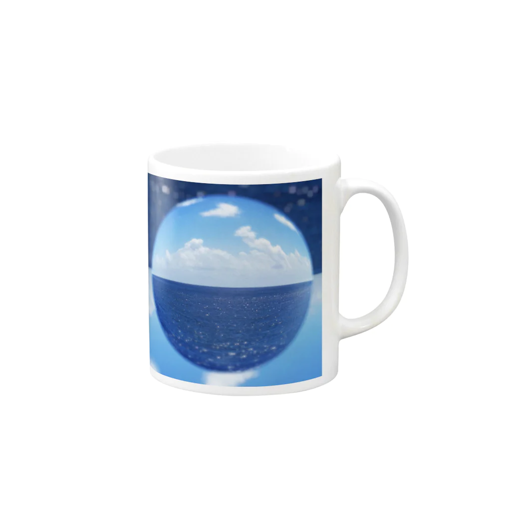 heskethの空と海 Mug :right side of the handle