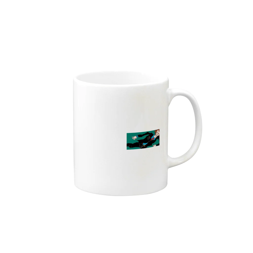 Rockinryollの間借人 Mug :right side of the handle