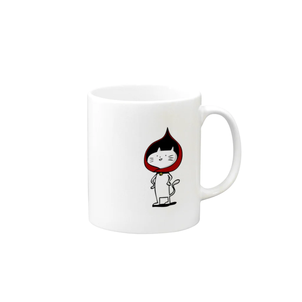 とののざぜんねこマグカップ Mug :right side of the handle