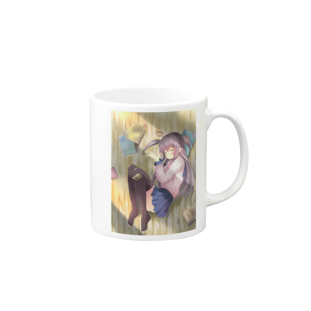 Nyaraの春雛 Mug :right side of the handle