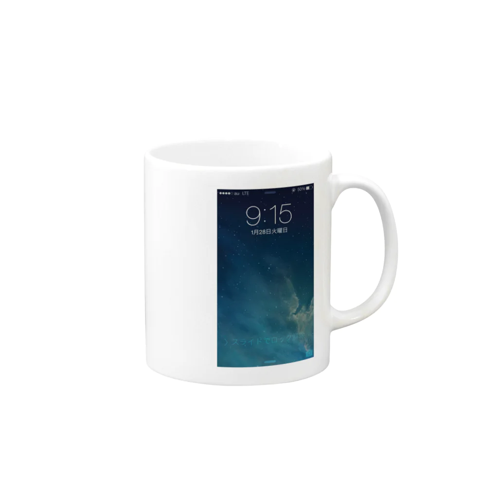 12345aのiPhone Mug :right side of the handle