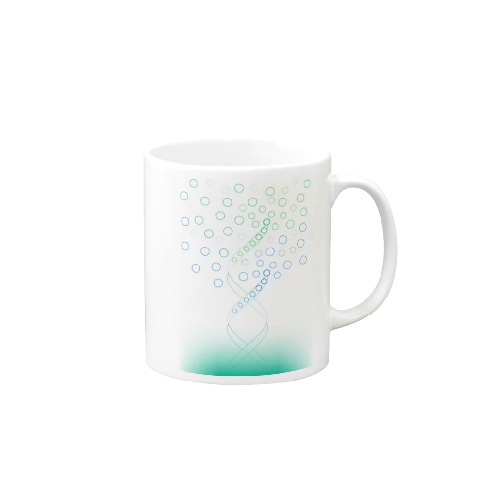 Kentaro MoritaのSea Tree Mug :right side of the handle