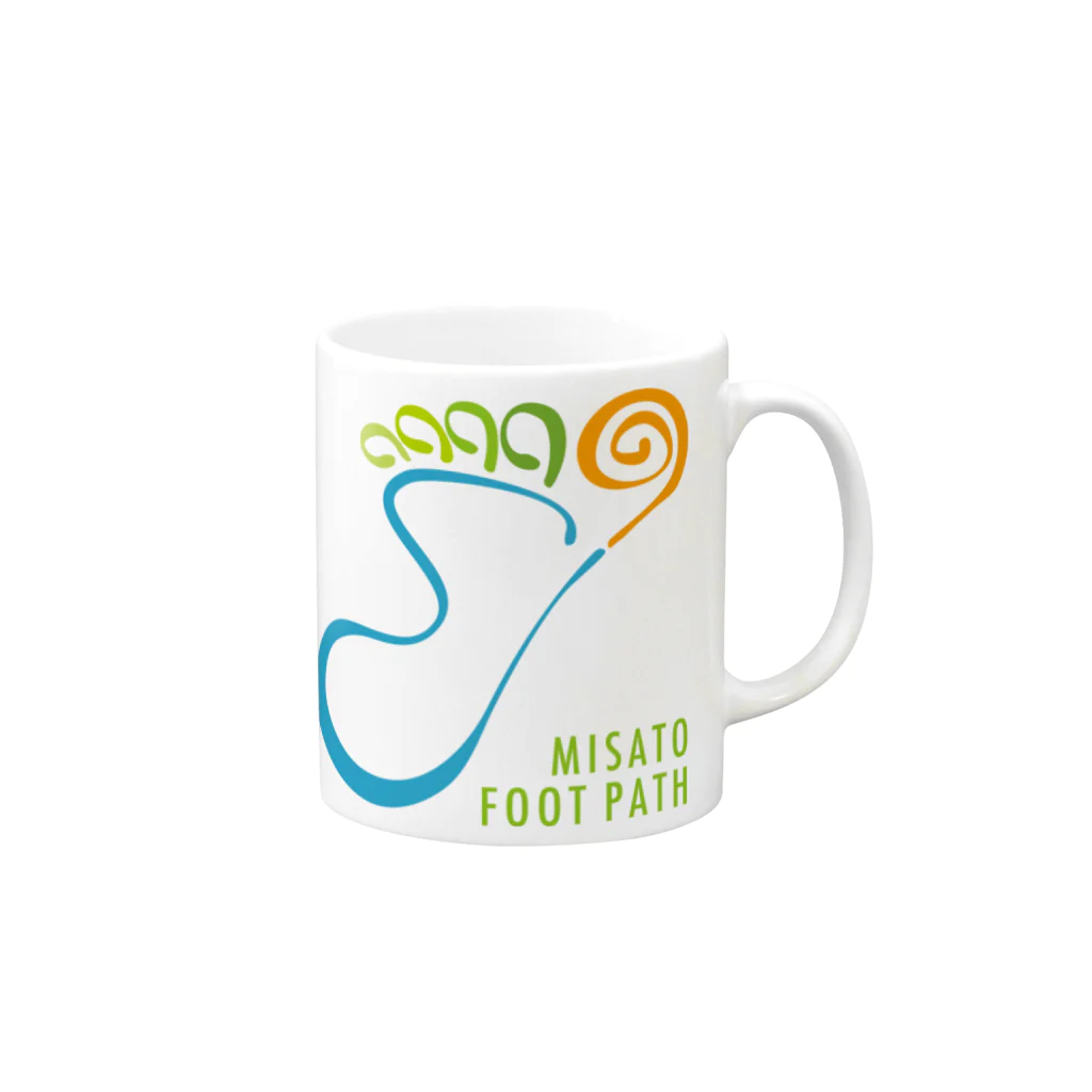 MisatoFPの美里フットパス Mug :right side of the handle