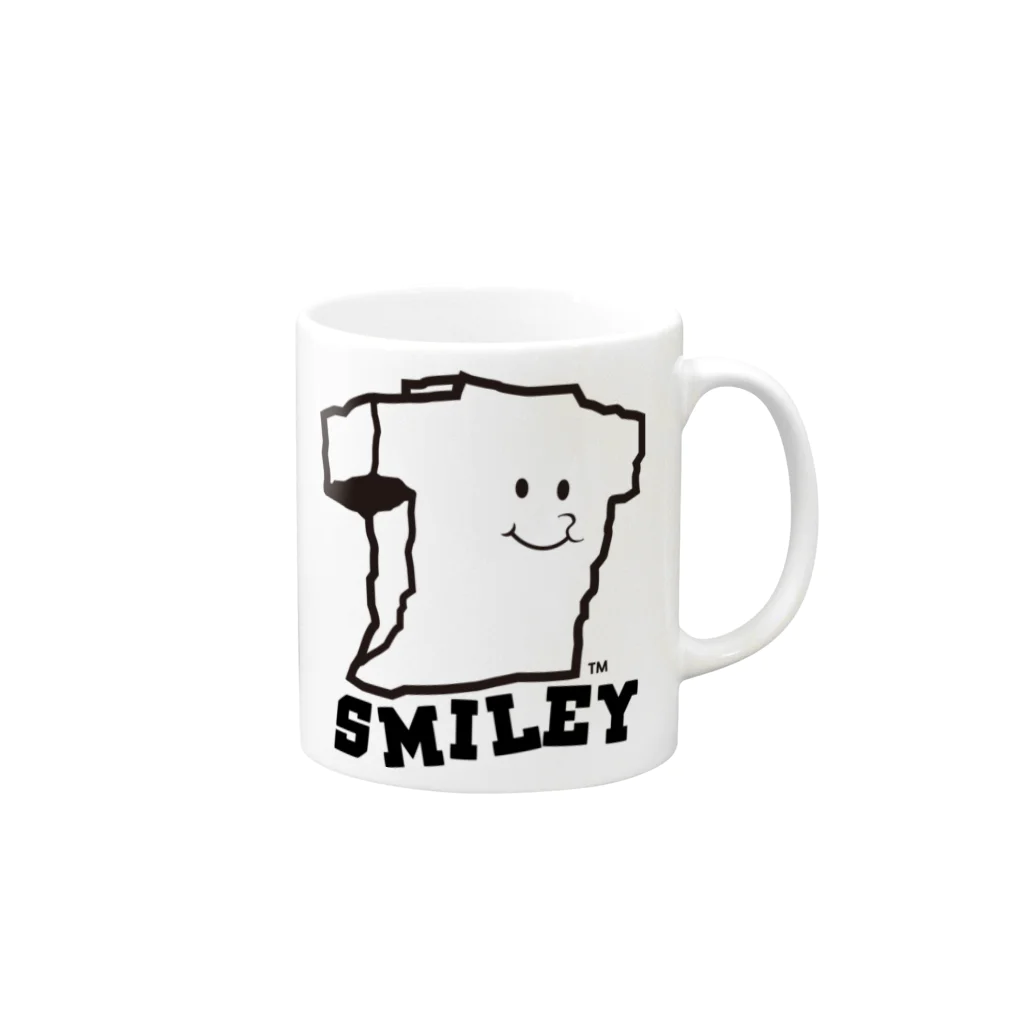 SMILEYのSMILEYS マグカップの取っ手の右面