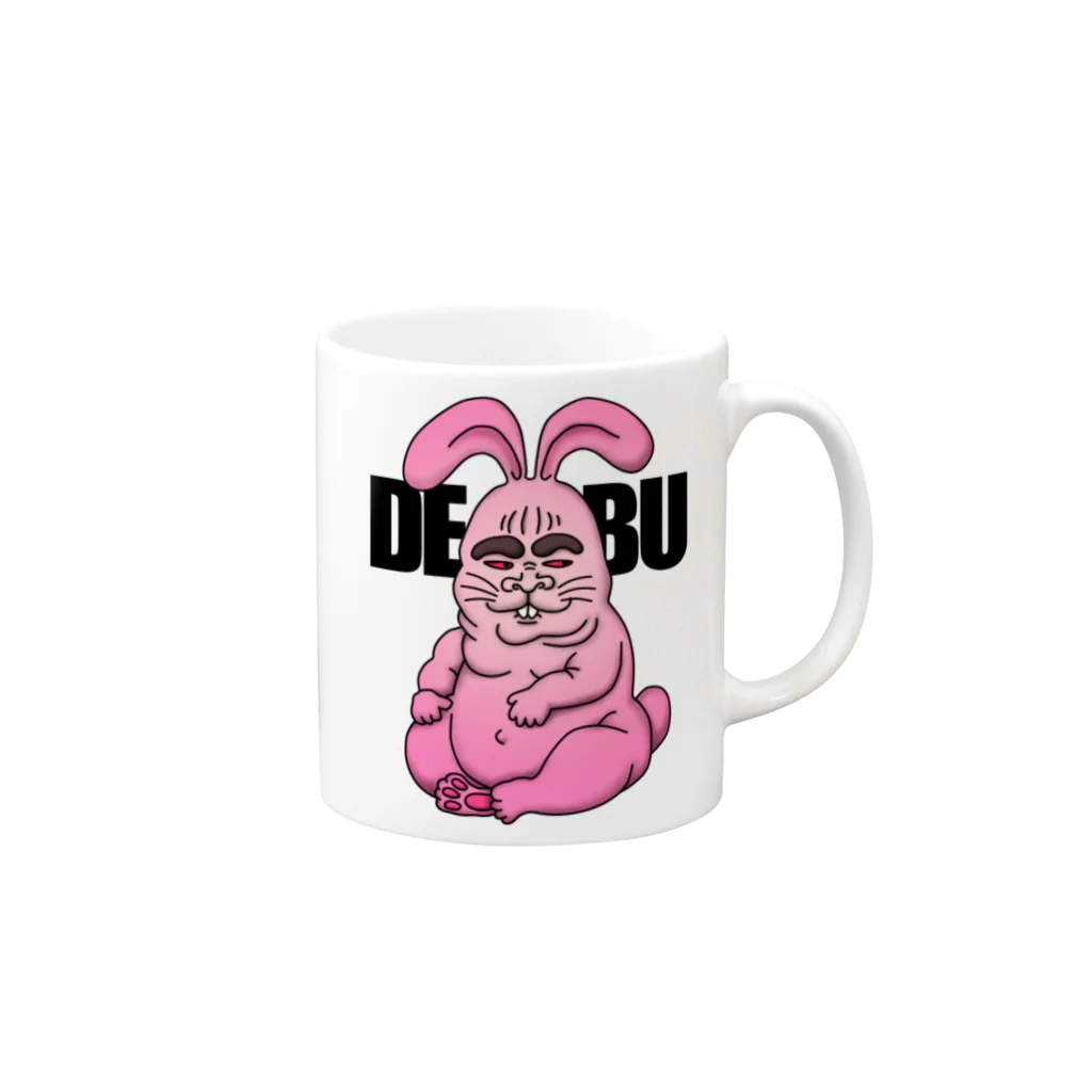 ＣａｃａｔｓのＤＥＢＵ Mug :right side of the handle