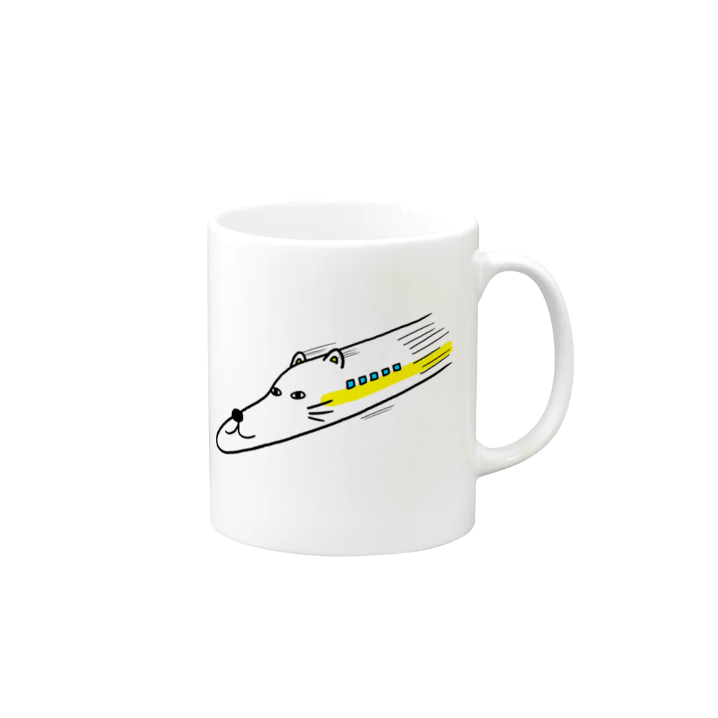 にゃーこのリニャ Mug :right side of the handle