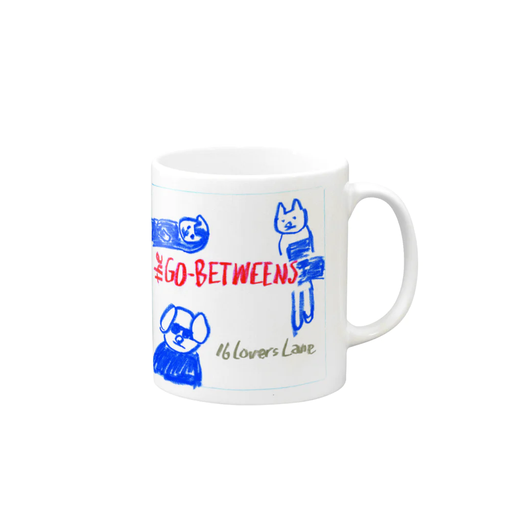 とんちピクルスの16loverslane Mug :right side of the handle