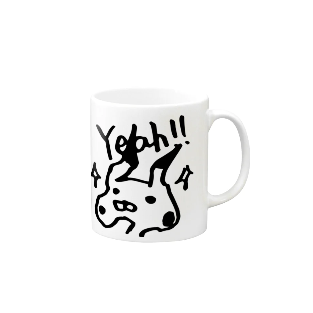 aynegのYeah!! Mug :right side of the handle