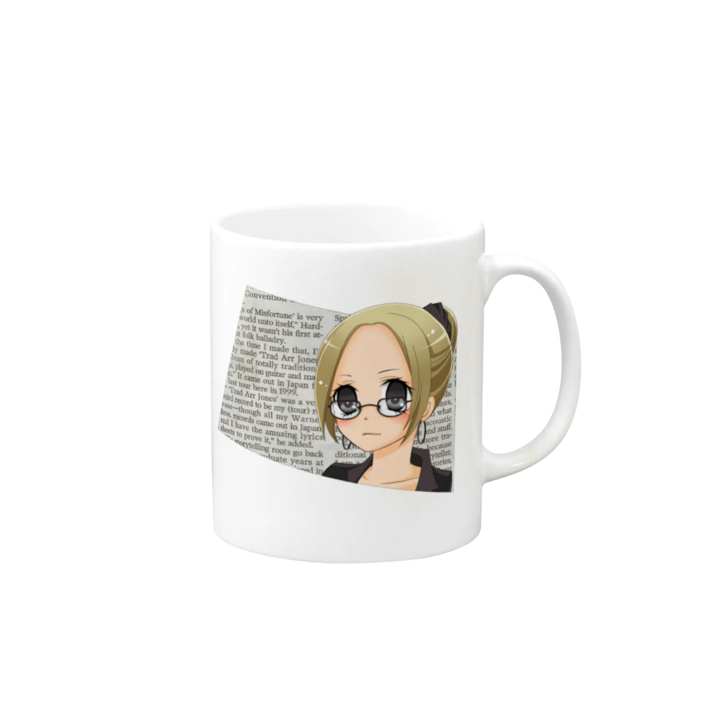 emvalleyのすみれ Mug :right side of the handle