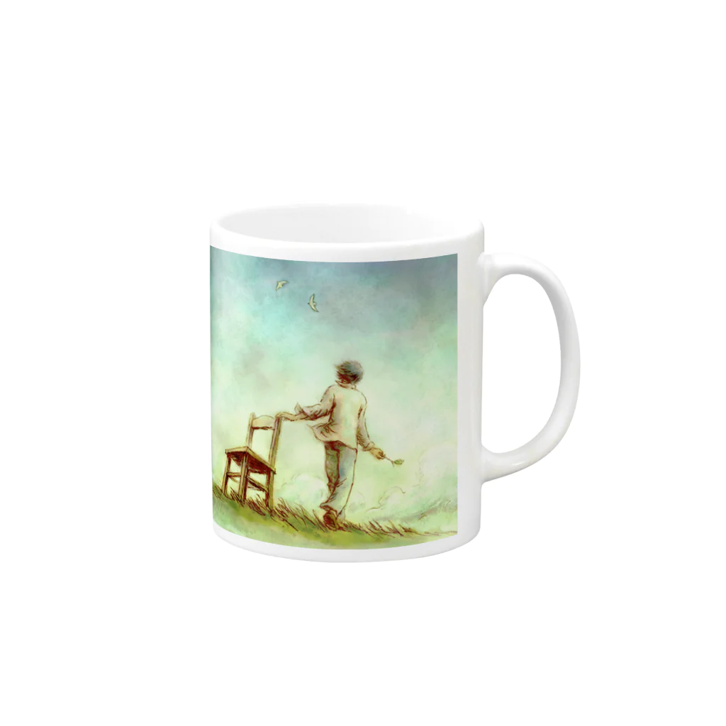 PPA Lab.のacross the sky Mug :right side of the handle