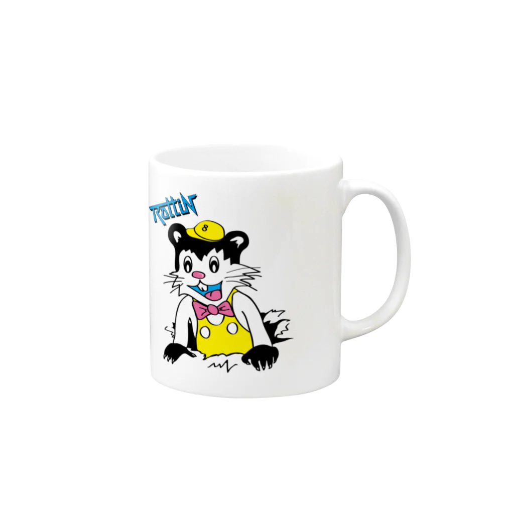 galaxxxyのRATTiN Mug :right side of the handle