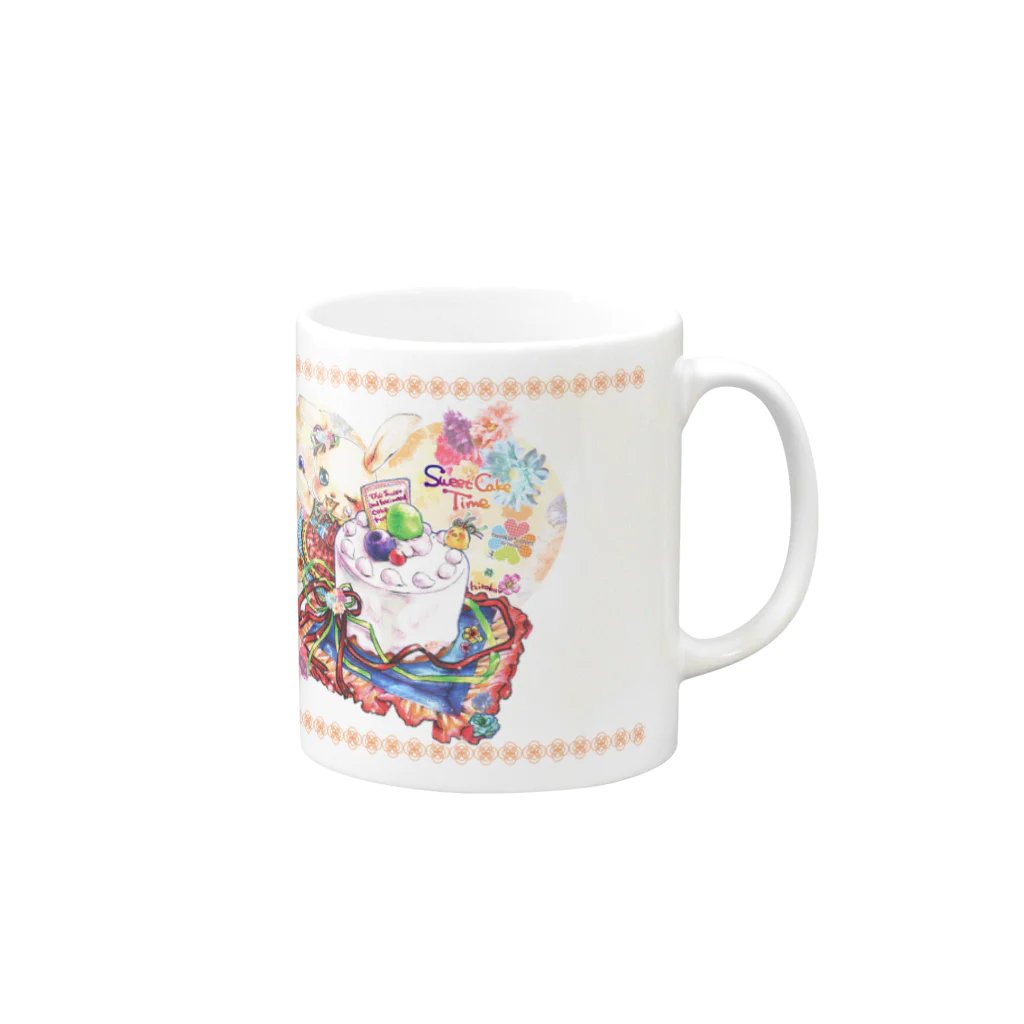 hirokaのSweetCakeTime(左用) Mug :right side of the handle