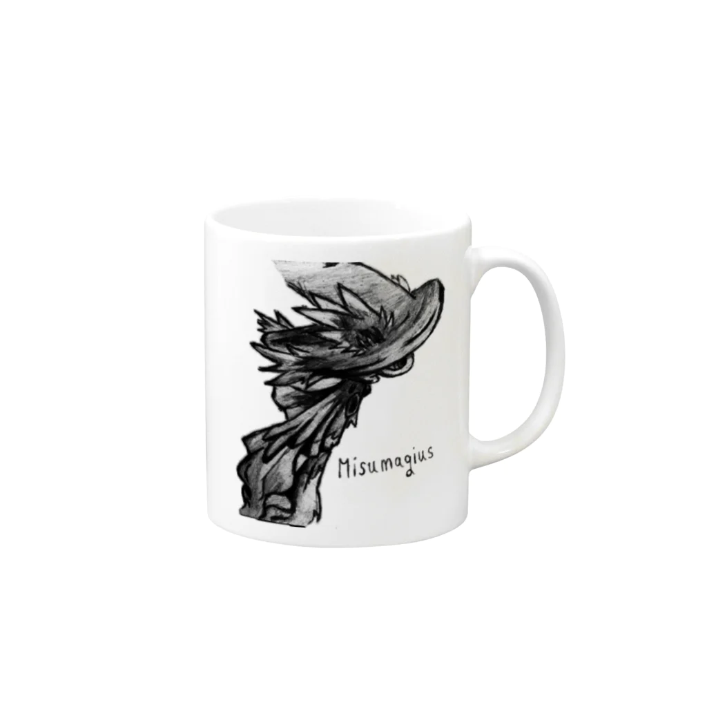 玲のMisumagius Mug :right side of the handle