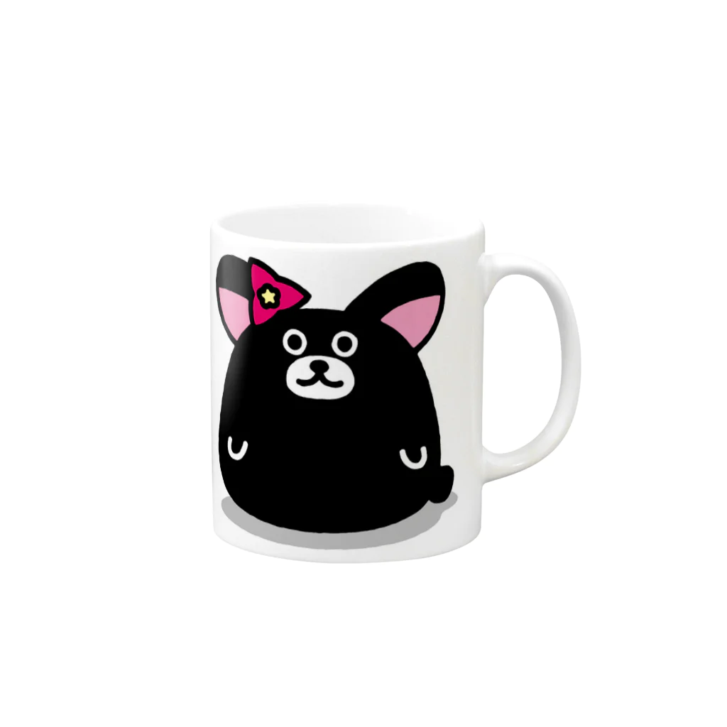 奄黒市場のあまちゃん Mug :right side of the handle