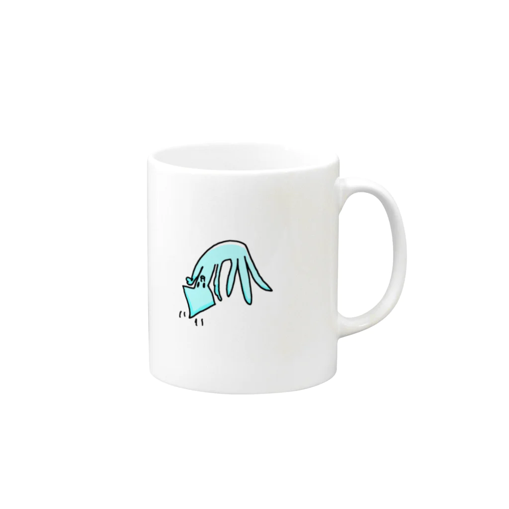 えぬのいか(ぶりっじ) Mug :right side of the handle