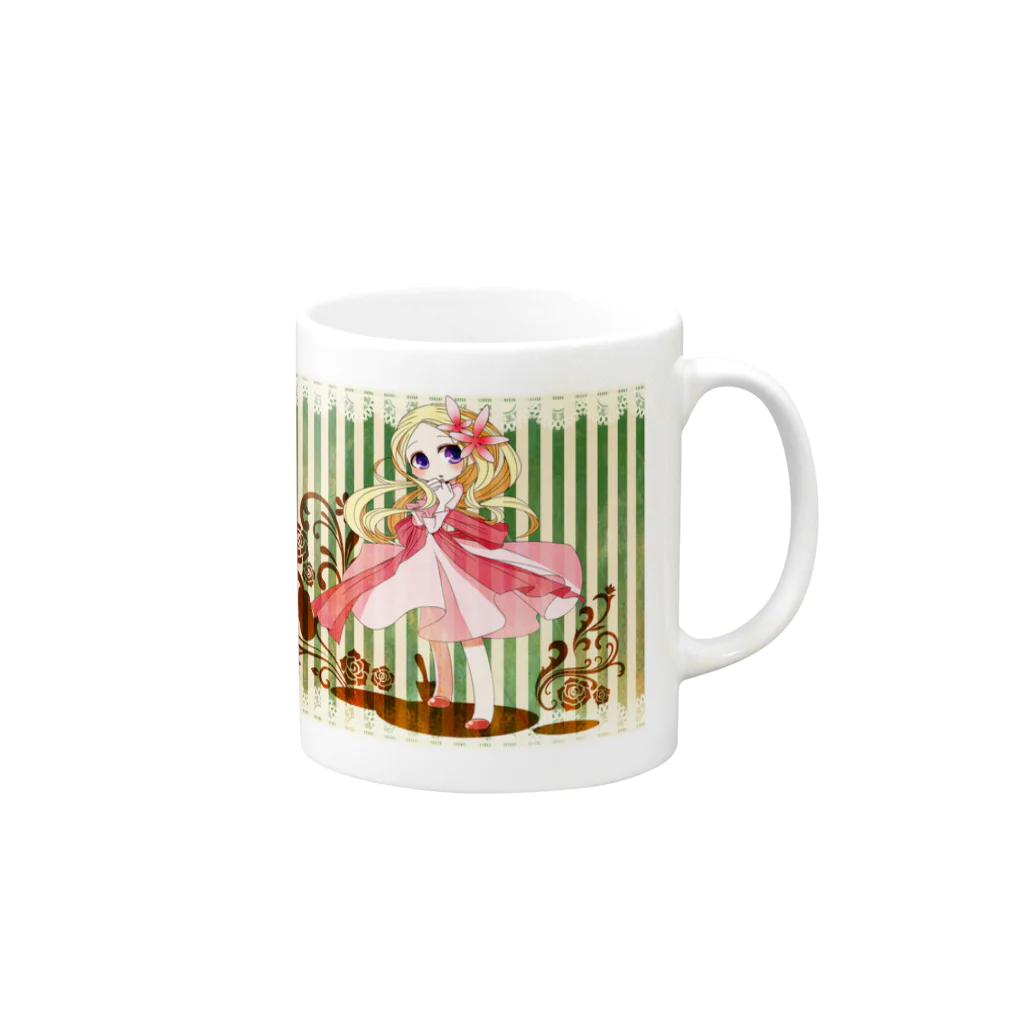 きりののマイダ Mug :right side of the handle