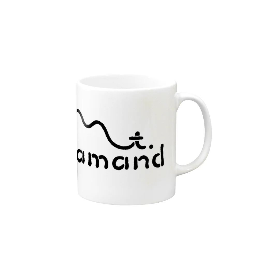 Mt.pajamandのMt.pajamand Mug :right side of the handle