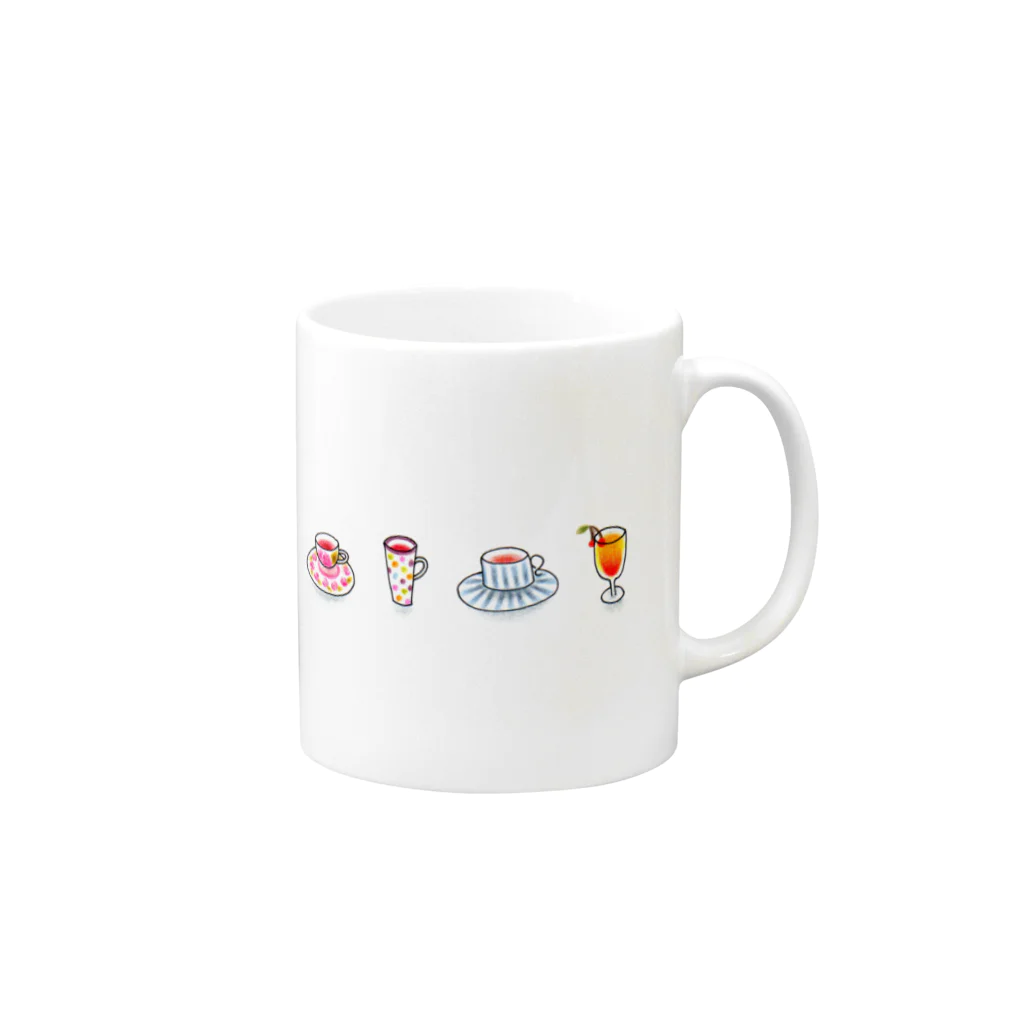 bonbonniereのdrink menu Mug :right side of the handle