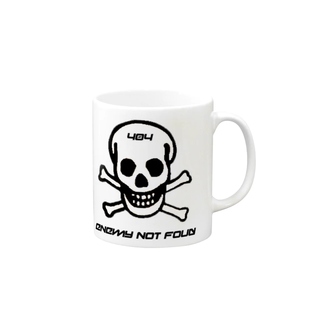 y-h-416dの404 ERROR Mug :right side of the handle