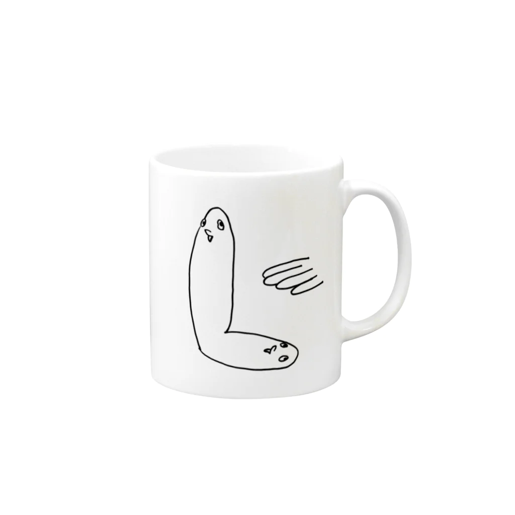 からてチョップシリーズのからてチョップL Mug :right side of the handle