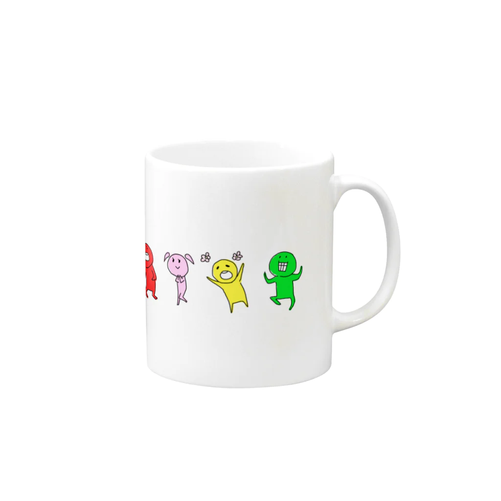 マグネッツの四天王 Mug :right side of the handle