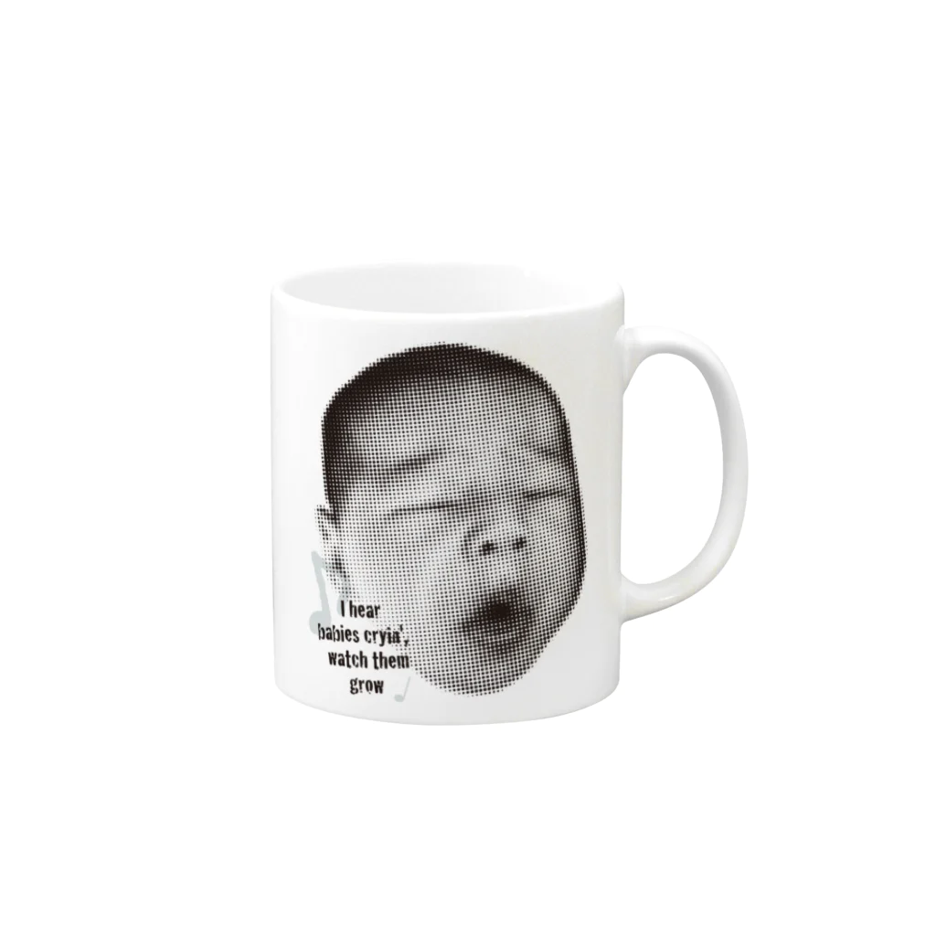 eseeの歌うBABY Mug :right side of the handle