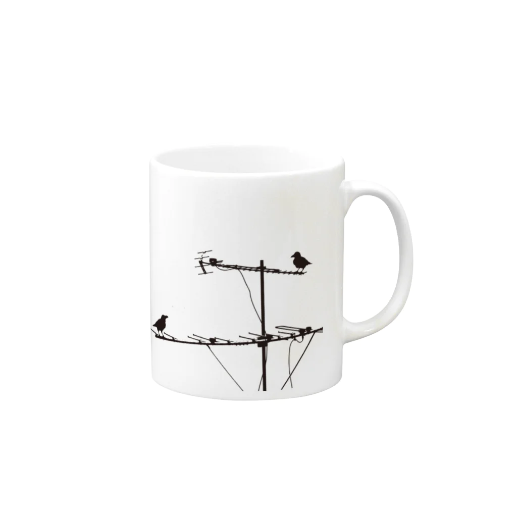 zukaroの2crows Mug :right side of the handle