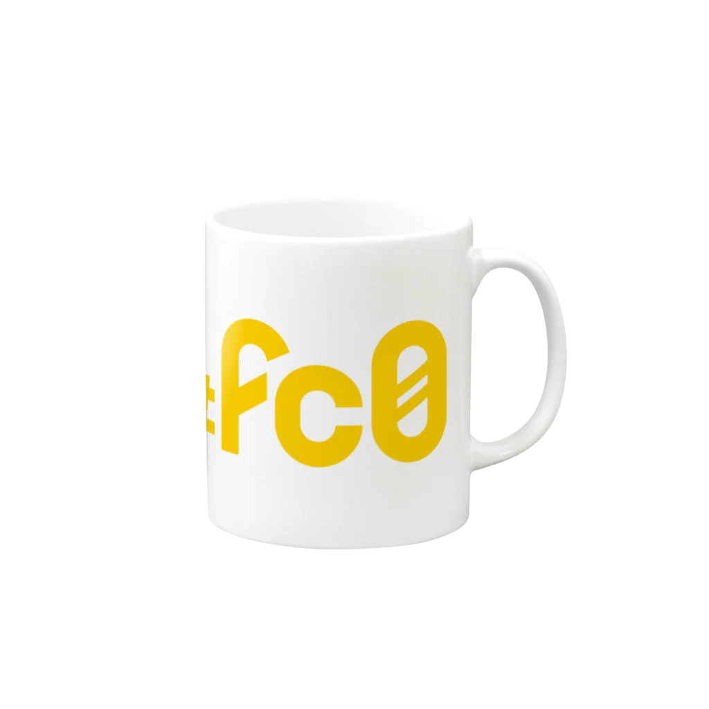 #fc0の#fc0オリジナルロゴ Mug :right side of the handle