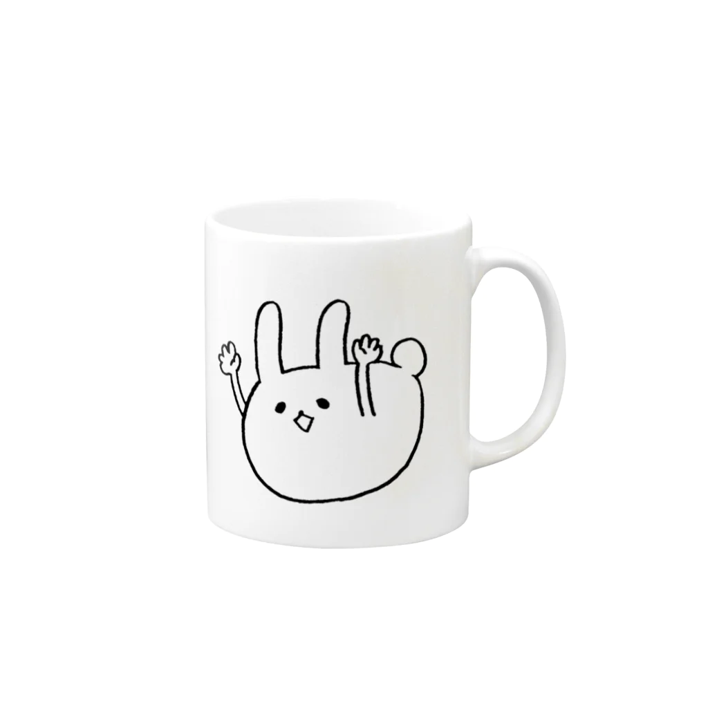 みやぎちゃんのみやぎちゃんグッズ(寄付版) Mug :right side of the handle